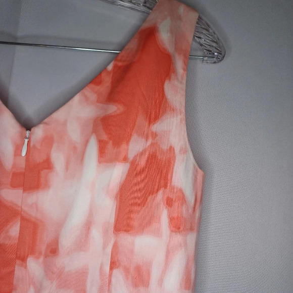 Calvin Klein pleated summer sleeveless tie dye dress - Picture 9 of 11